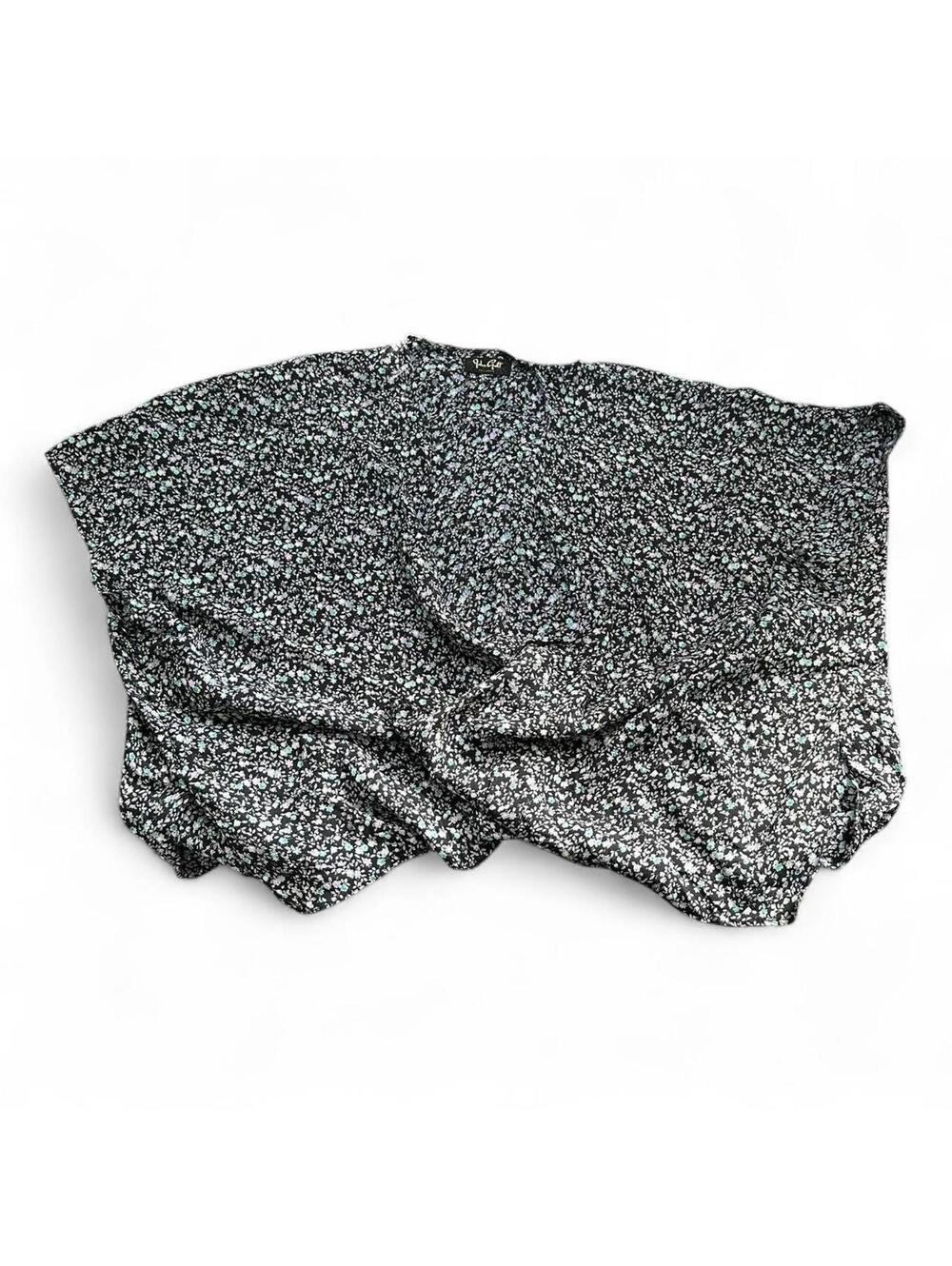 John Galt Black Floral Cardigan | One Size (OS)
